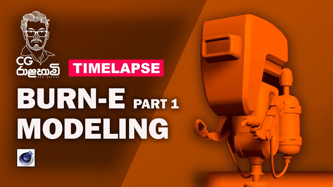 BURN E I Modeling in Cinema 4d Part-1 - YouTube