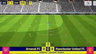 eFOOTBALL PES 2024 MOBILE GAMEPLAY🔥🔥| ARSENAL vs MANCHESTER UNITED screenshot 5