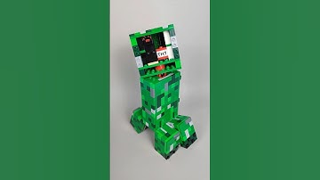 Hello There Creeper Spider 🕷️ #lego #minecraft #minecraftlego #steve #miniworld