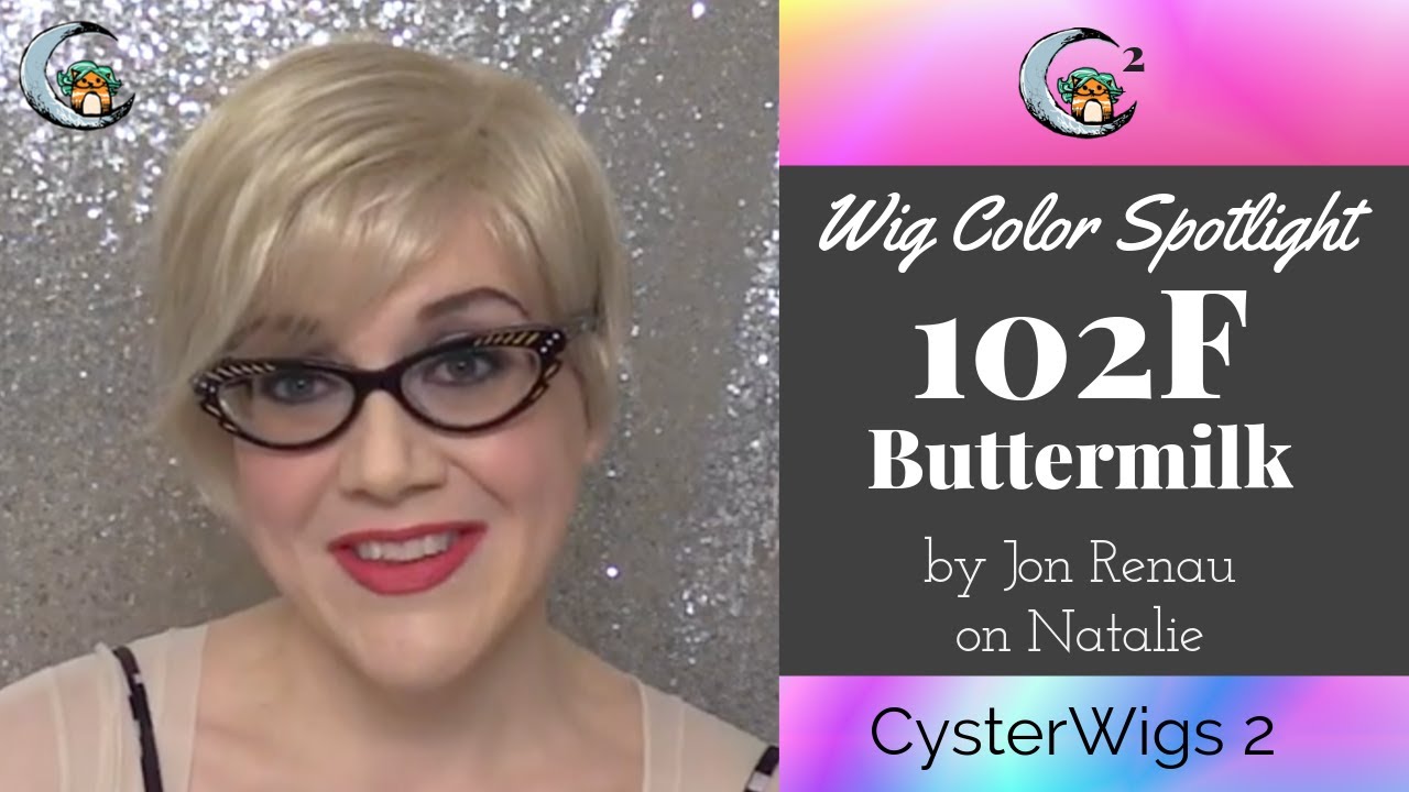 CysterWigs Color Spotlight 102F (Buttermilk) by Jon Renau (on Natalie