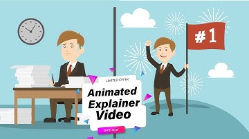 I will create animated explainer video or marketing video for sales