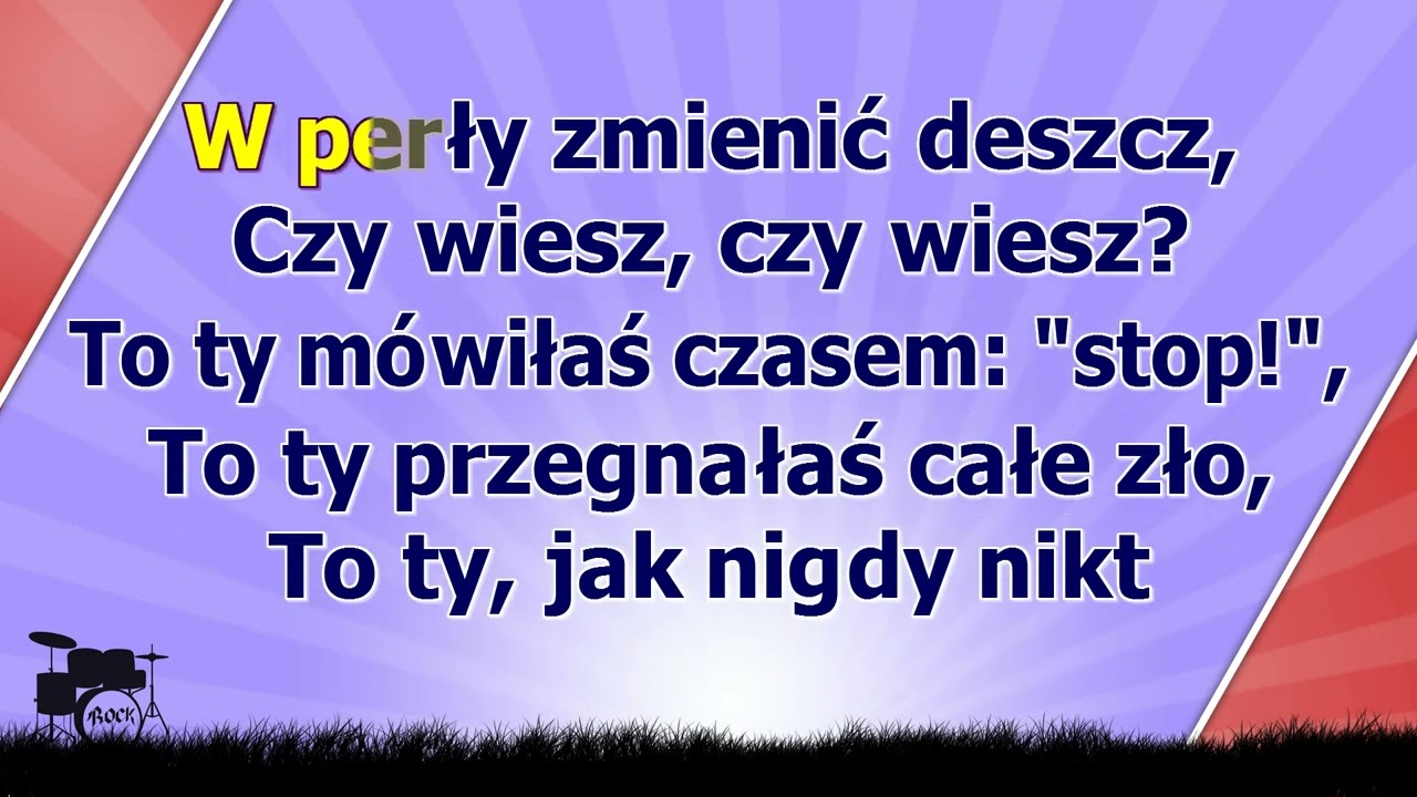 Universe - W perły zmienić deszcz ( karaoke )