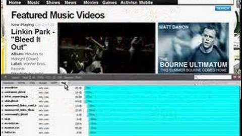 Using Firebug for download videos. (B)