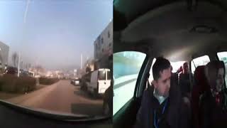 Direksiyon Sınavında Kaza Yapan Kız