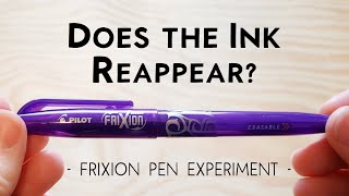 Frixion Heat Erasable Pen Review For Fabric and Embroidery 