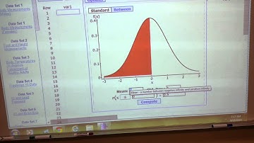 Math 2342 Statistics part 8 with StatCrunch