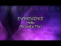 Evanescence  hello acoustic mix by fallenevarmy