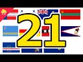 ピタゴラ国旗21【世界の国旗】
