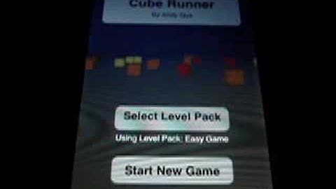 Cube Runner (iPhone/iPod Touch App) Review