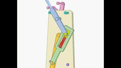 Spring toggle mechanism 9480p | Mechanisms |Mechanical Engineering | Design Concepts |