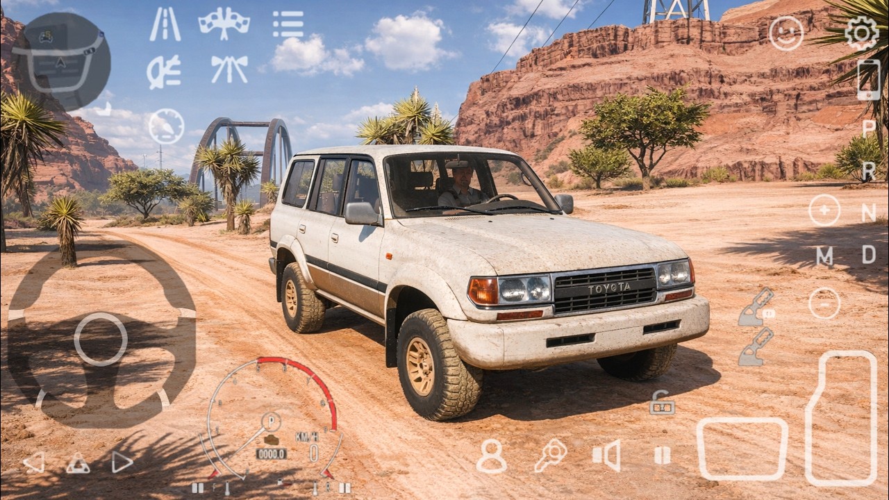 Car Parking Multiplayer 2, Toyota Land Cruiser 80 Series J80, Gameplay, Driving