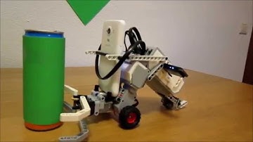 Mobile Image Processing with Lego EV3 robot and Smartphone Android. "Pick up the trash"