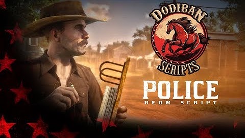 Police + MDT + K9 system RedM - Red Dead Redemption 2