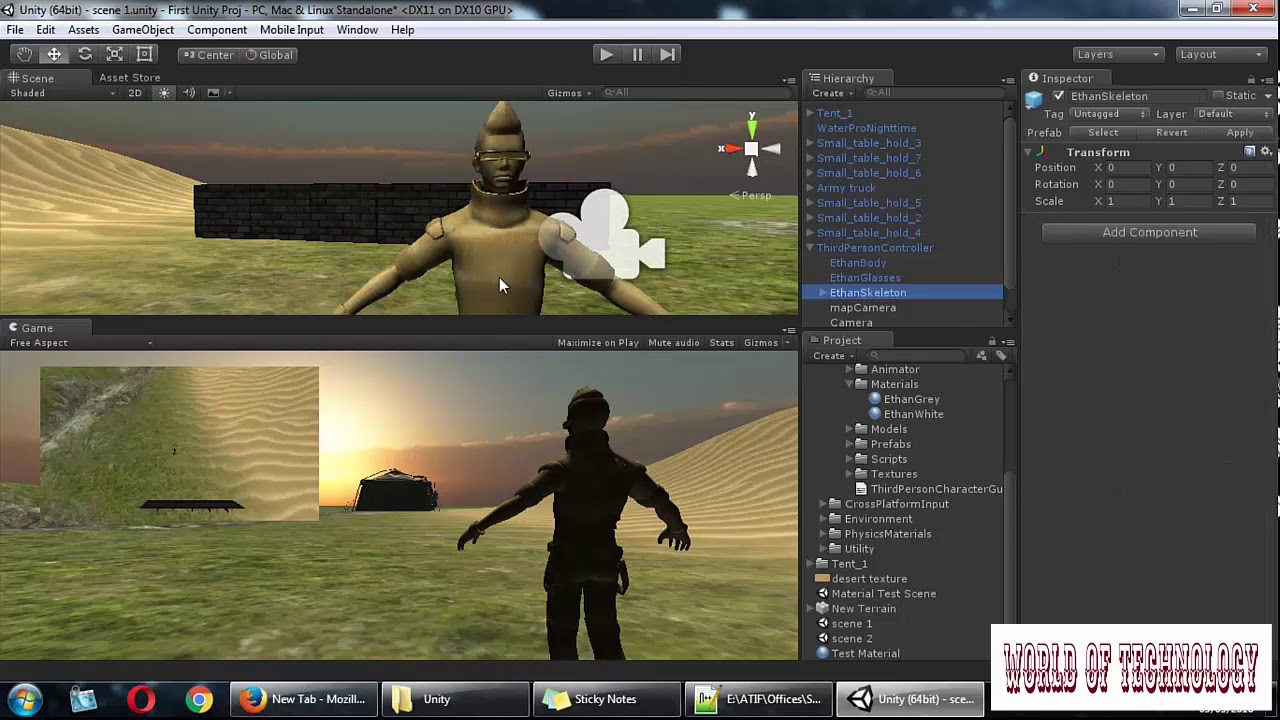Unity 3D Tutorial 4 - Materials, Layers and Map Icon - YouTube