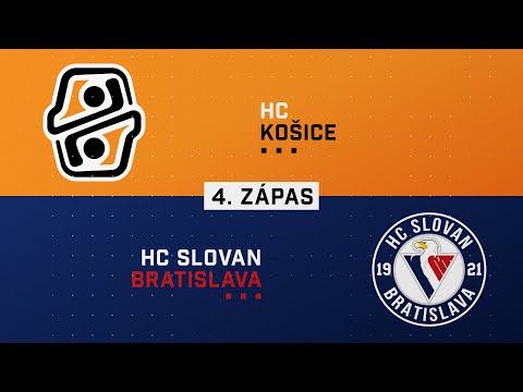 4.zápas semifinále HC Košice - HC Slovan Bratislava HIGHLIGHTS