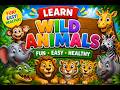 Wild Animals for Kids | Fun Animal Learning Video for Children | Super Gamers Kids