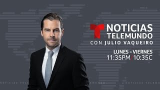 EN VIVO Noticias Telemundo con Julio Vaqueiro viernes 7 de agosto de 2020