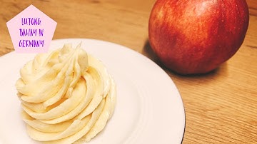 Stable Apple Buttercream Frosting With Real Apple and Cinnamon | Apple Buttercream Icing