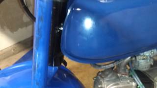 Christmas blue Honda atc 70