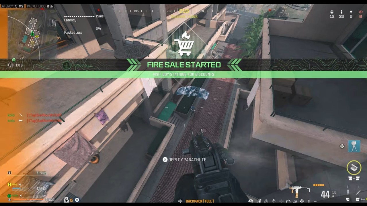 when jumping off the builden dnt save you. ashika victory with ace