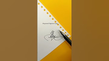 Iqra Signature Design | How To Sign The Letter I #shorts