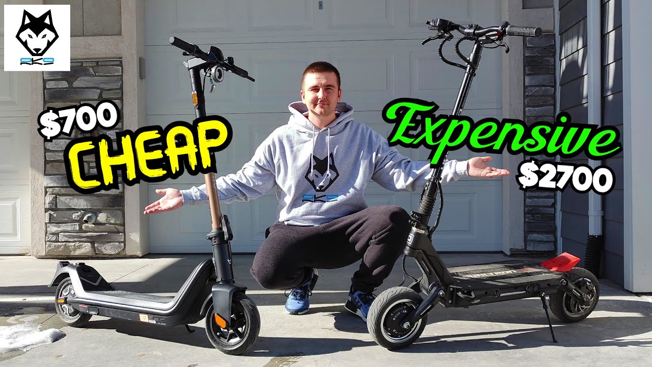 Cheap vs Expensive Electric Scooter What's the Difference? YouTube