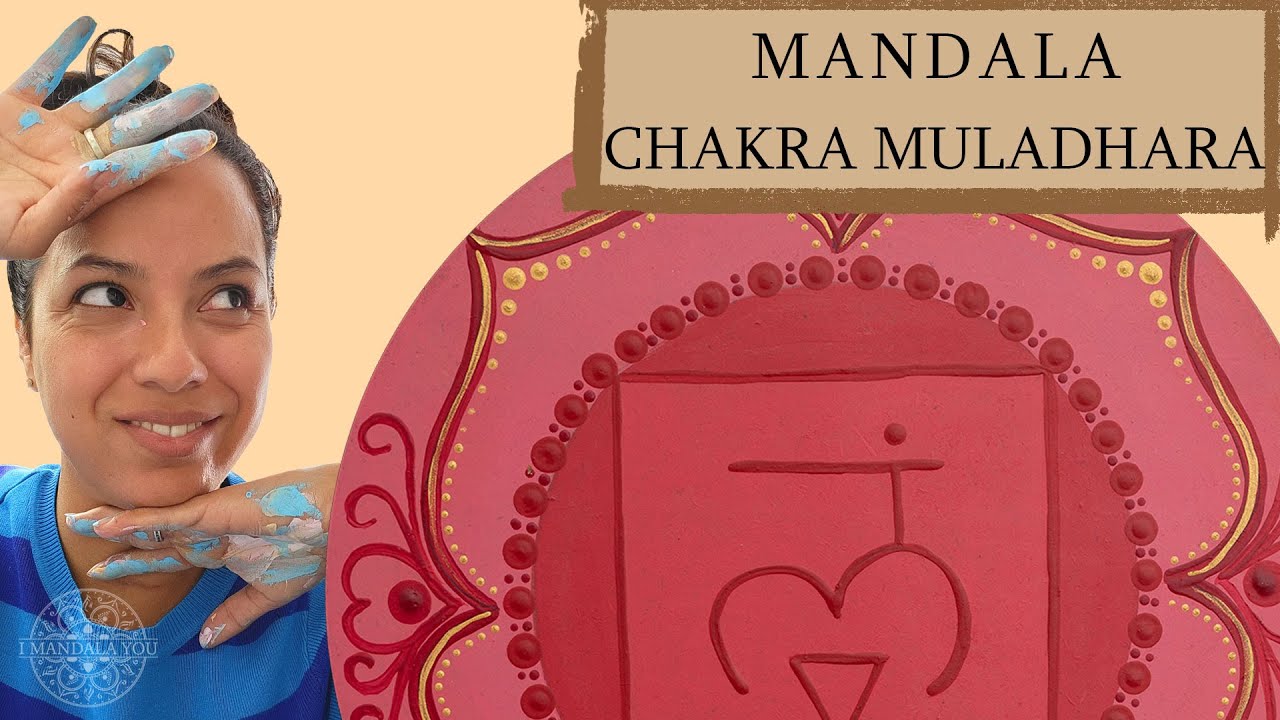 How to create a Mandala (Speed Art) - Chakra Muladhara