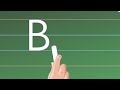 Tutorial of how to write letter b by hema maam