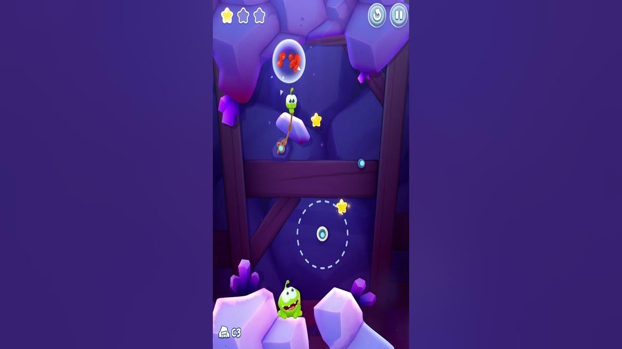 Cut the Rope 3 - 3 Stars Walktrough Gameplay Part 1 