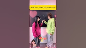 Thử thách vẽ trái tim tình yêu hiểu ngầm giữa hai người siêu zuii #shorts #short #funny #giaitri