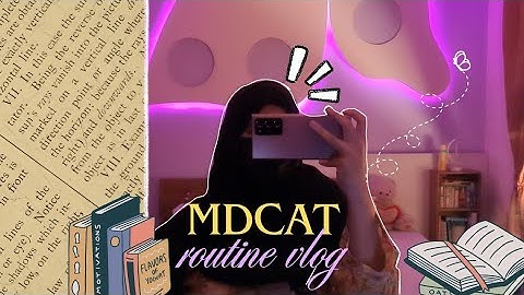 Study Vlog 🎀|  My hectic MDCAT prep routine that drove me crazy | Note taking, Stress eating etc 📈