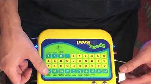 Circuit Bent Speak & Read First Play