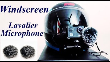 Windshield For Lavalier Microphone || External Microphone Sound Problem ||  EkenH9r Sound Test ||