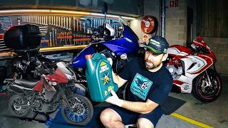 Kawasaki KLR650 Service | Complete Oil & Filter Change!