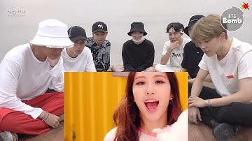 BTS reaction to BLACKPINK - 