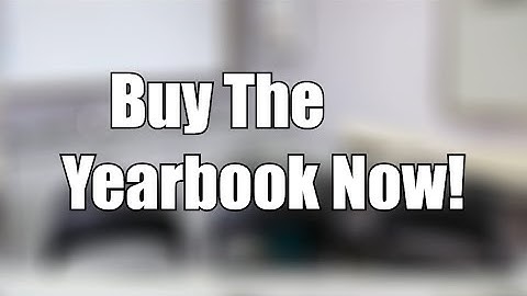 2014-2015 Yearbook Commercial