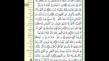 صفحة ١٧٦ من سورة الأعراف ( إن وليي الله الذي نزل الكتاب وهو يتولى الصالحين) مكررة عشر مرات