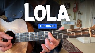 🎸 Guitar lesson for LOLA by The Kinks