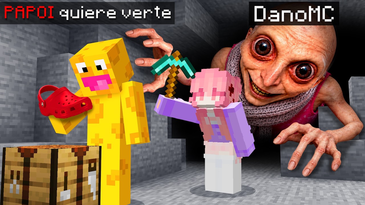 Me Convertí en PAPOI Para Trollear a Mis Amigos en Minecraft