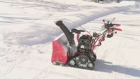 Man invents remote-controlled snowblower