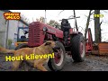 Hout klieven met zaagkloofmachine & de Farmall #617