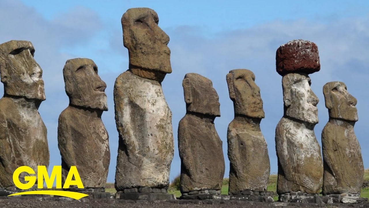 Mini Moai Statues - Made in Japan (7 Statues Set)