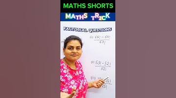 FACTORIAL🔥QUESTIONS को 😱 2 सेकेंड 🔥 में हल करें #maths #shorts #trendingshorts #factorial