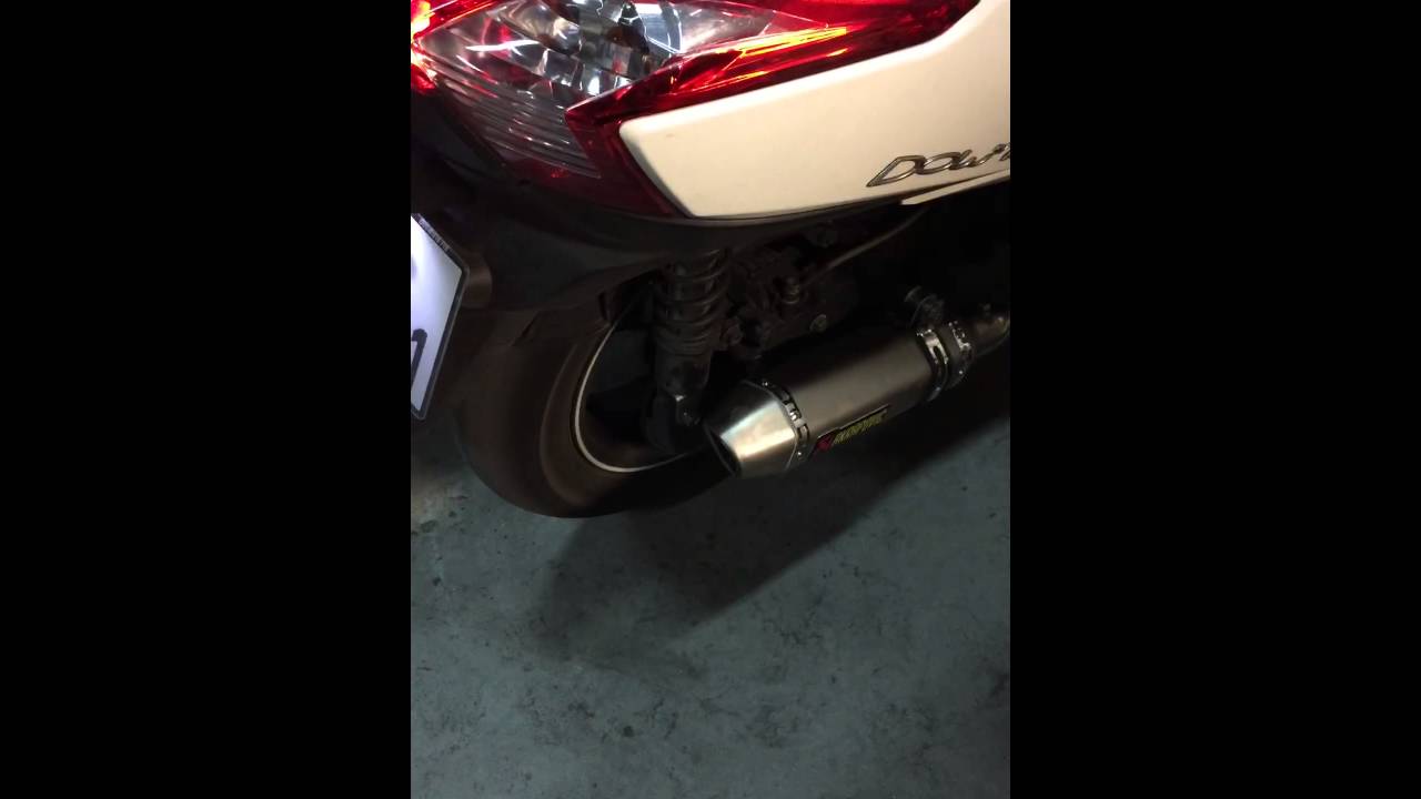 kymco spade exhaust