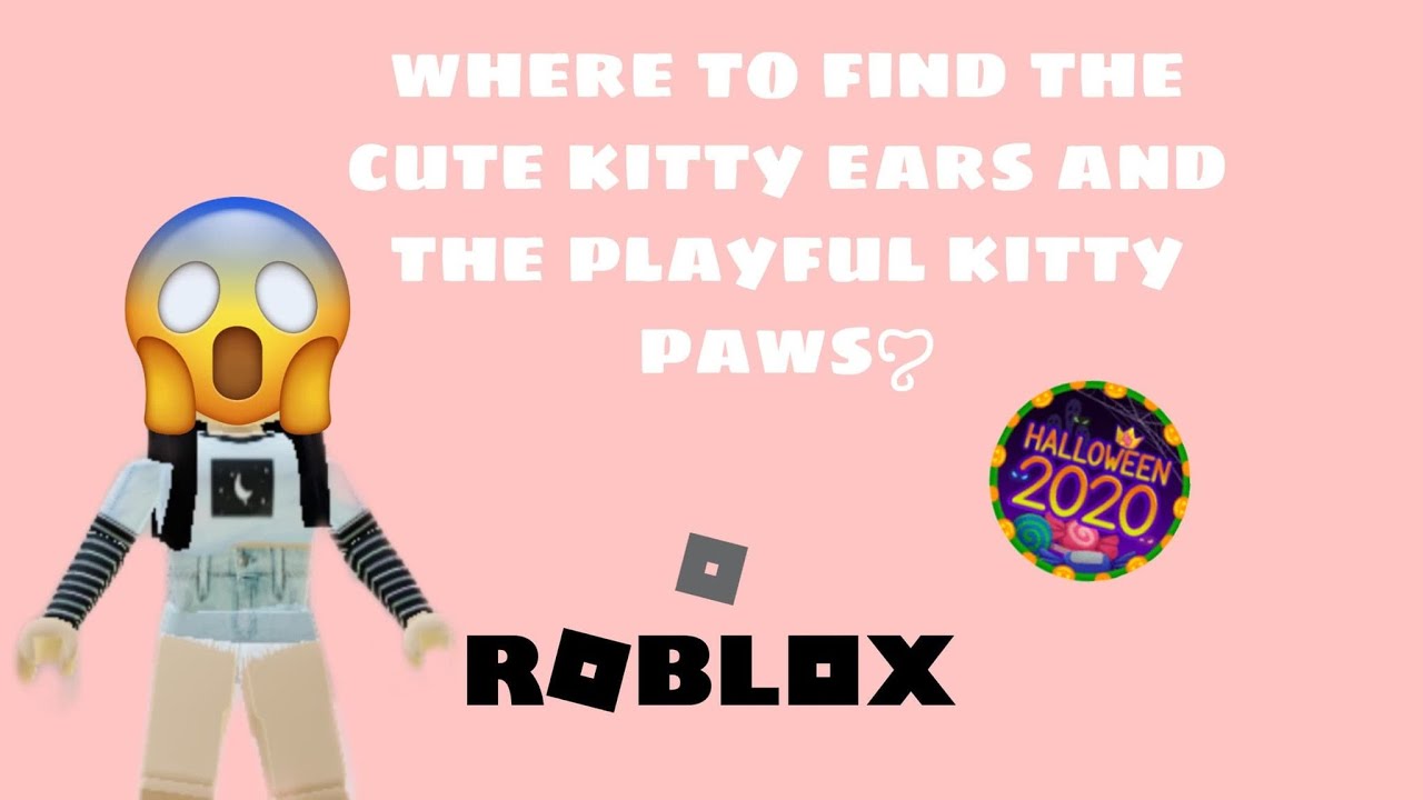 Where To Find The Cute Kitty Ears And Playful Kitty Paws In Royale High Diamond Chest Youtube - cute kitty ears roblox