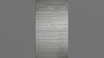 Cell and molecular biology paper 5th sem cluster university Srinagar major zoology # cluster