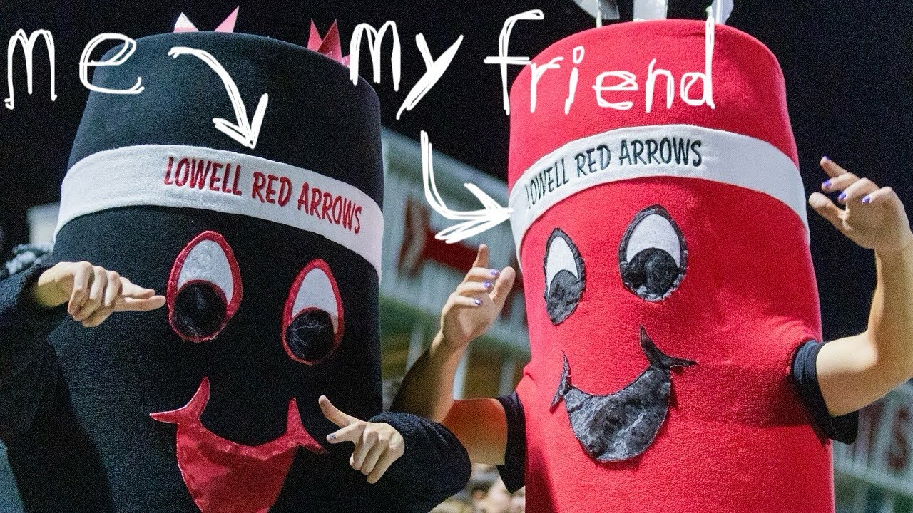 We became our high school’s mascots (for one game)