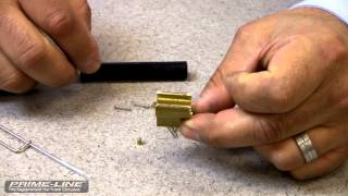 ReInstalling Schlage Lock Cylinder Driver Pins & Springs (That have fallen out during rekeying)