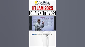 📚💥📚 IIT JAM 2025 Bumper Topic @VedPrepChemAcademy #vedsir #iitjam2026 #chemistryexam #iitjam2025