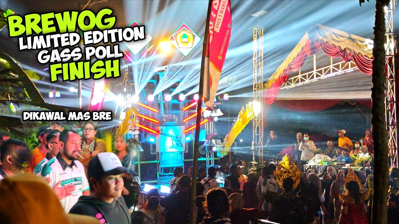 Mas Bre diminta Naik Panggung, BREWOG LIMITED EDITION finish Karnaval Ngrendeng Blitar 